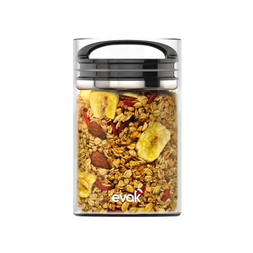 EVAK 密封儲物罐 COMPACT 系列-玻璃/亮面把手 (2號) (700ml)