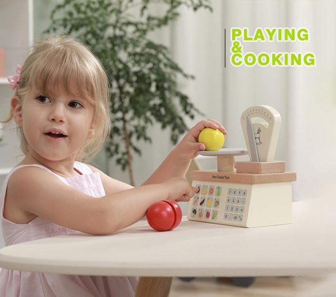 荷蘭 New Classic Toys - 認知學習超市蔬果秤