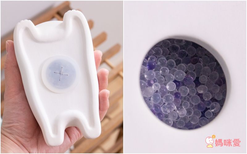 日本 DECOLE - 療癒環保除濕除臭擺飾(可重複使用)-懶洋洋 兔子