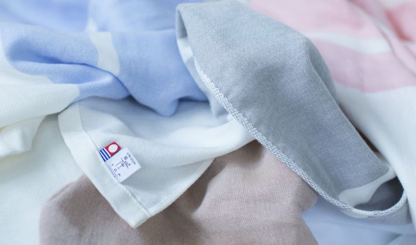 日本代購 - 樂天熱銷 日本今治產四重紗純棉枕頭墊/毛巾墊布-粉紅 (83x60cm)