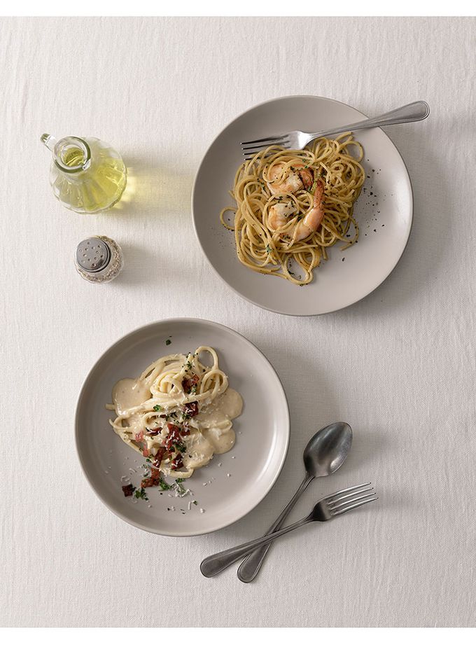 韓國 SSUEIM - Mild Matte系列溫柔時光陶瓷深盤2件組21cm (奶油黃)