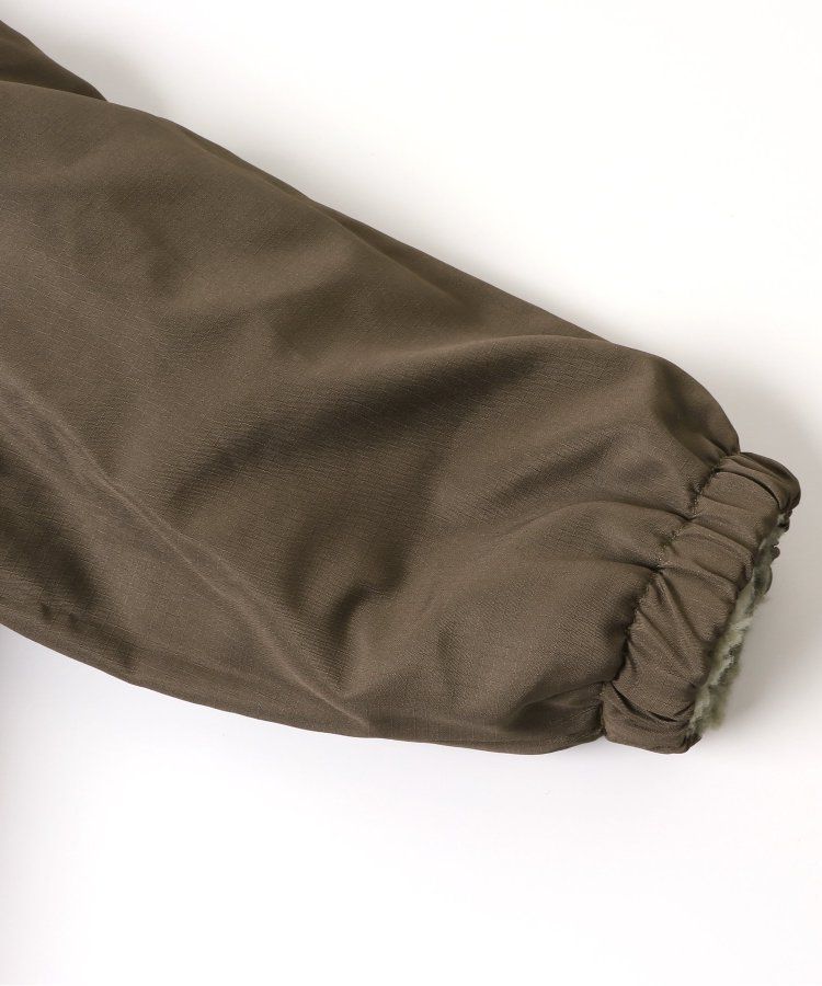 日本 BREEZE - 異材質雙面穿帥氣感外套-黑