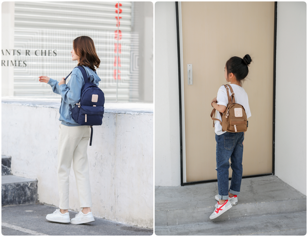 Roony de Elly - 韓國馬卡龍親子後背包-NV海軍藍 (XS)