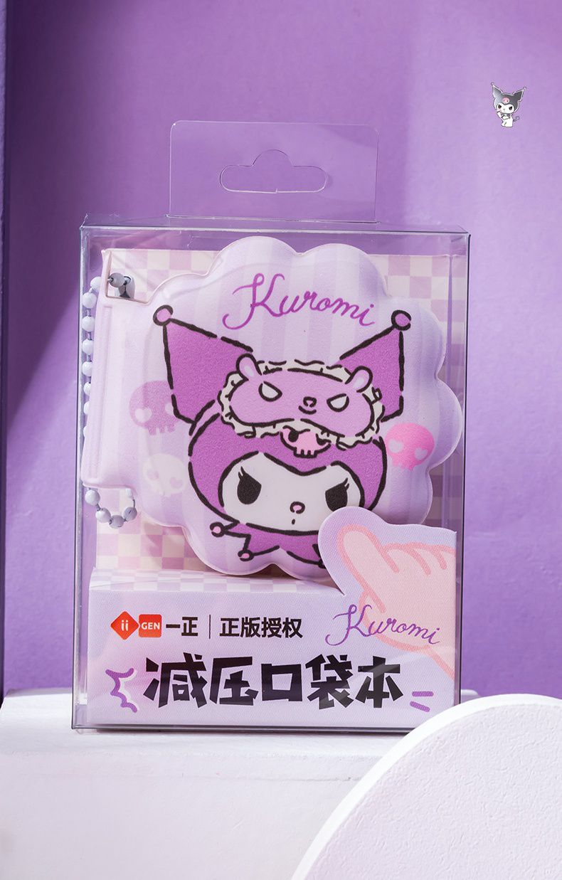 卡通減壓口袋筆記本-卡通人物美樂蒂 (5.3x5cm)-款式隨機