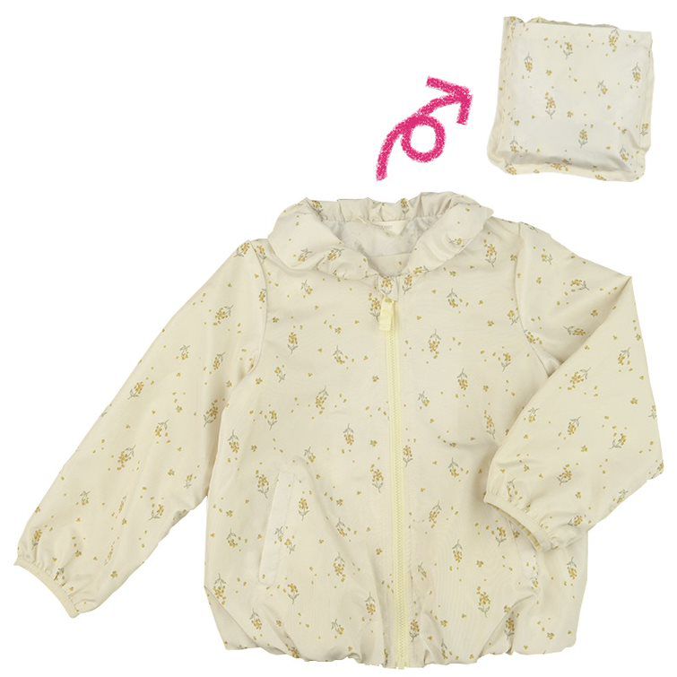 akachan honpo - 防潑水夾克-淺卡其色