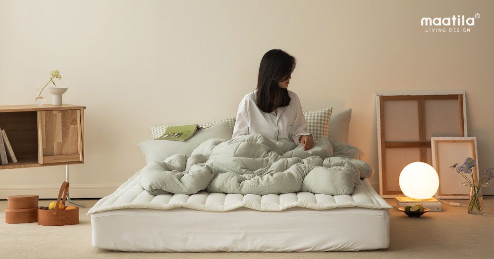 韓國 Maatila - 超細纖維桃皮感枕套-藍色鴨鴨 (50X70cm)