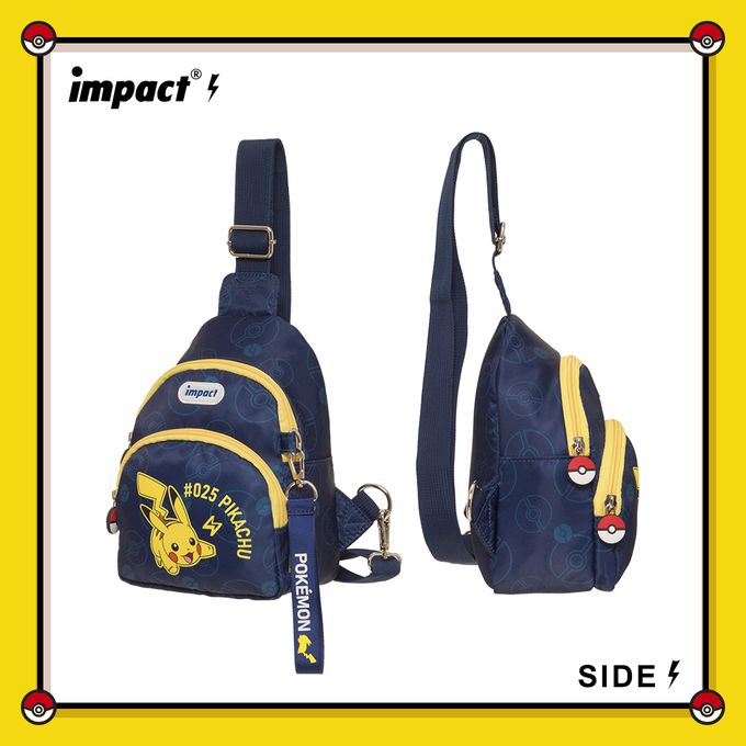 寶可夢單肩包-藍色