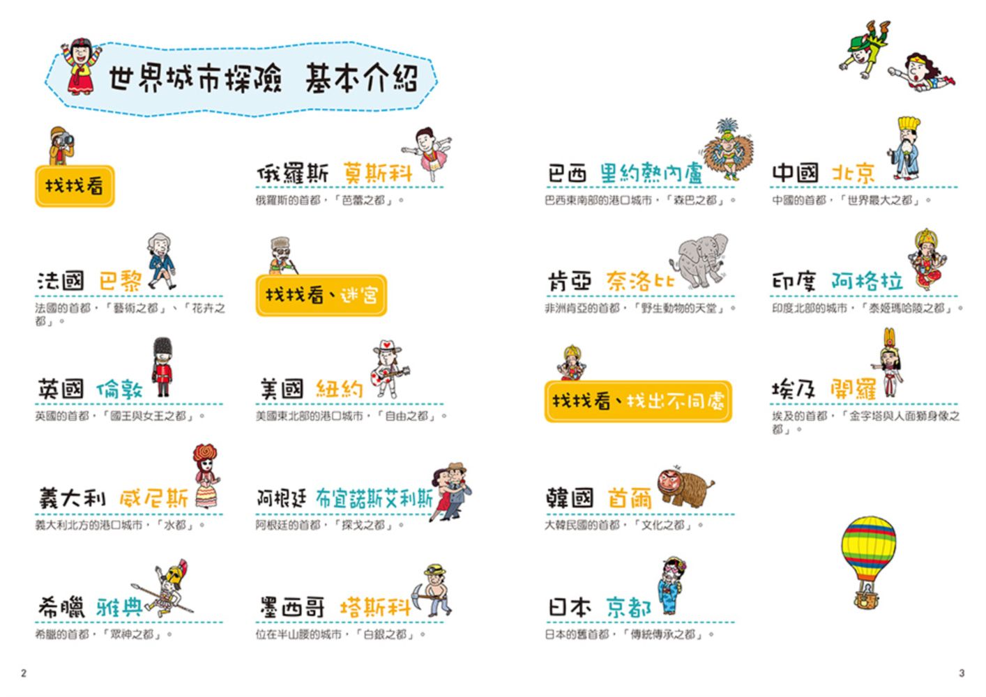 潛能開發找一找-4 世界城市探險