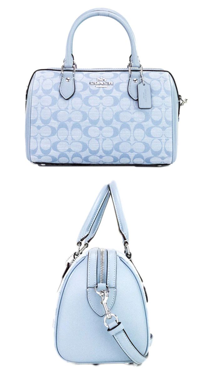 COACH - 經典緹花織布波士頓包 (丹寧)