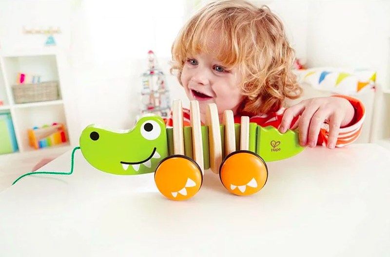 【德國Hape】創意積木組合、拉車✕質感木製磁鐵書❤滿額送好禮！