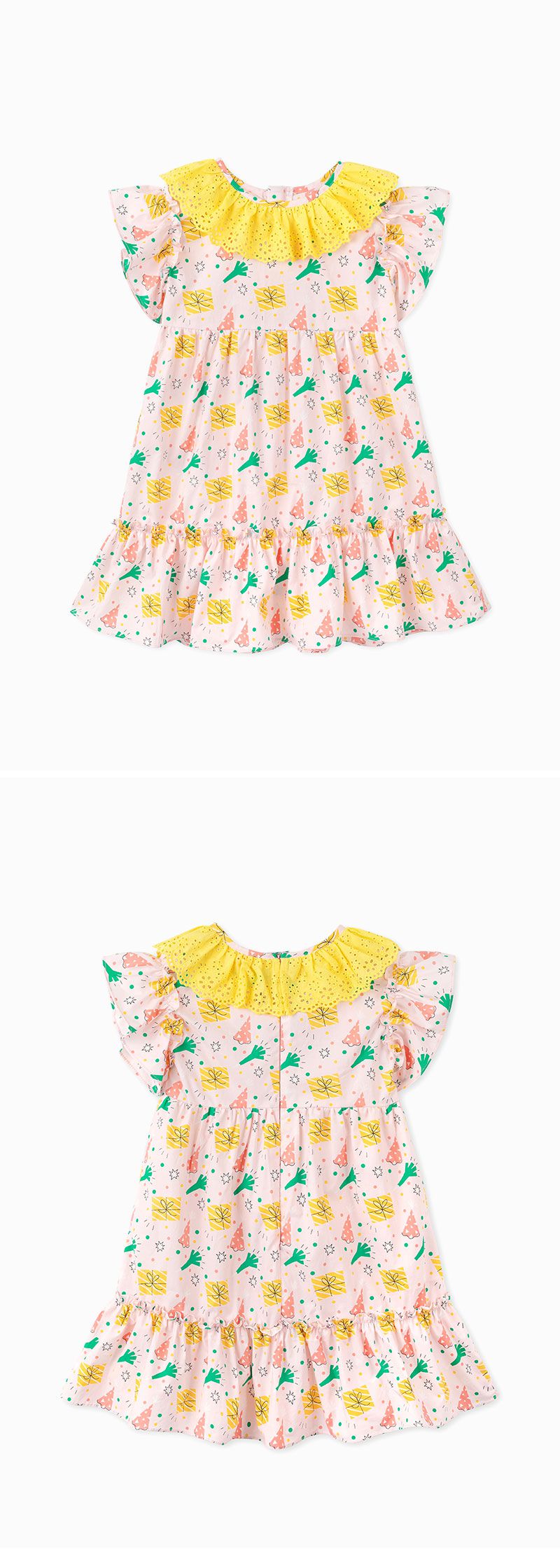 韓國 OZKIZ - 立體袖驚喜禮物洋裝