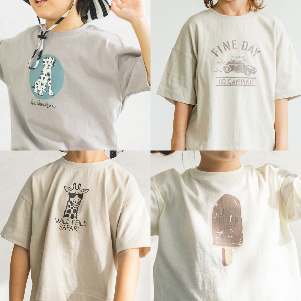 日本 PAIRMANON - 100%柔棉 印花短T-Go for it!-咖啡