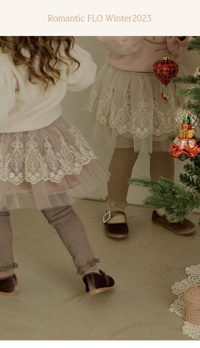 韓國 Puellaflo - 鬆緊腰直坑條彈性內搭褲-灰綠