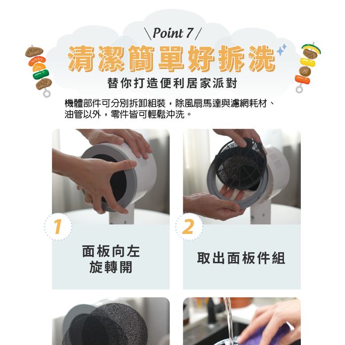 無線便攜好收納，出風不對人