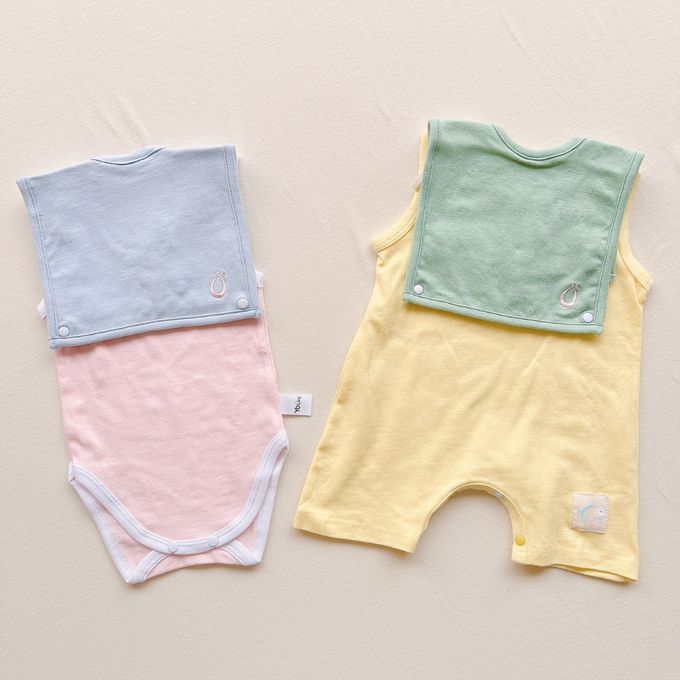 YOUrs - 好棉兩用圍兜巾4件組 (F碼33X20CM)