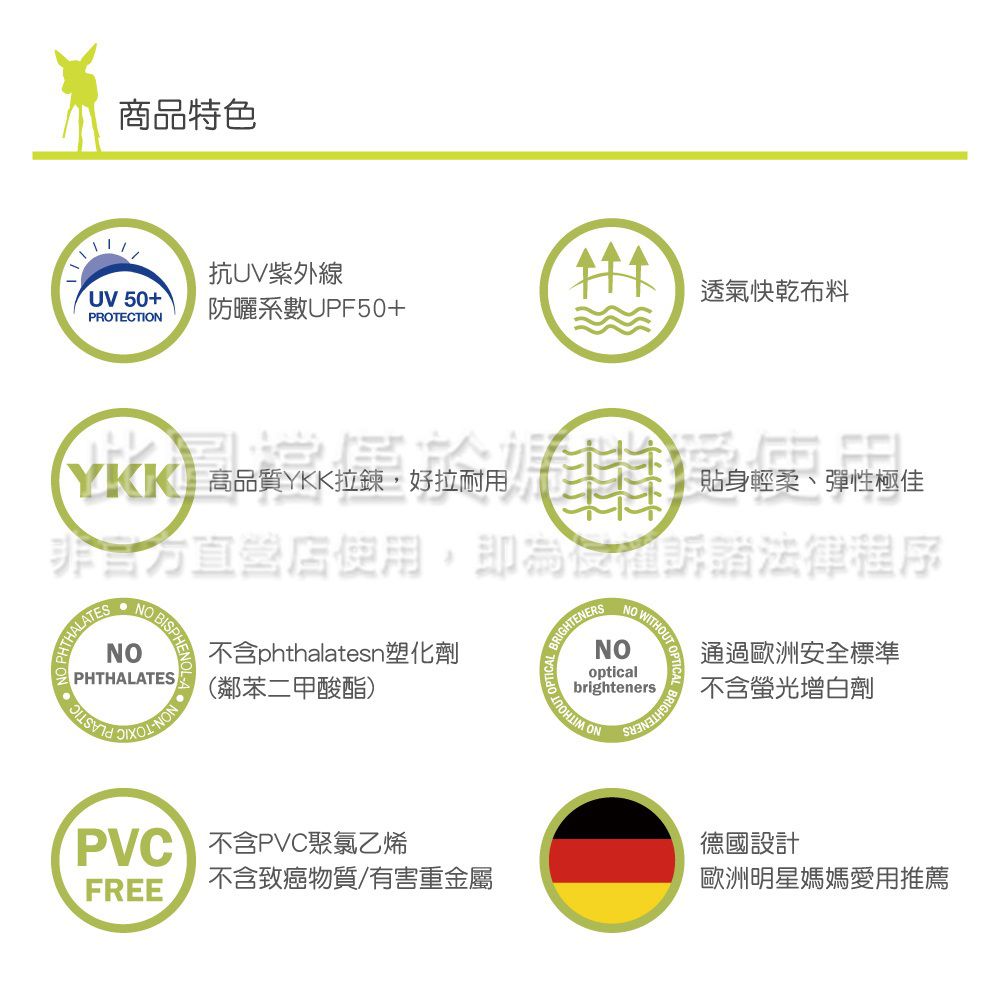 德國 Lassig - 嬰幼兒抗UV短袖連身式泳裝-大嘴鳥