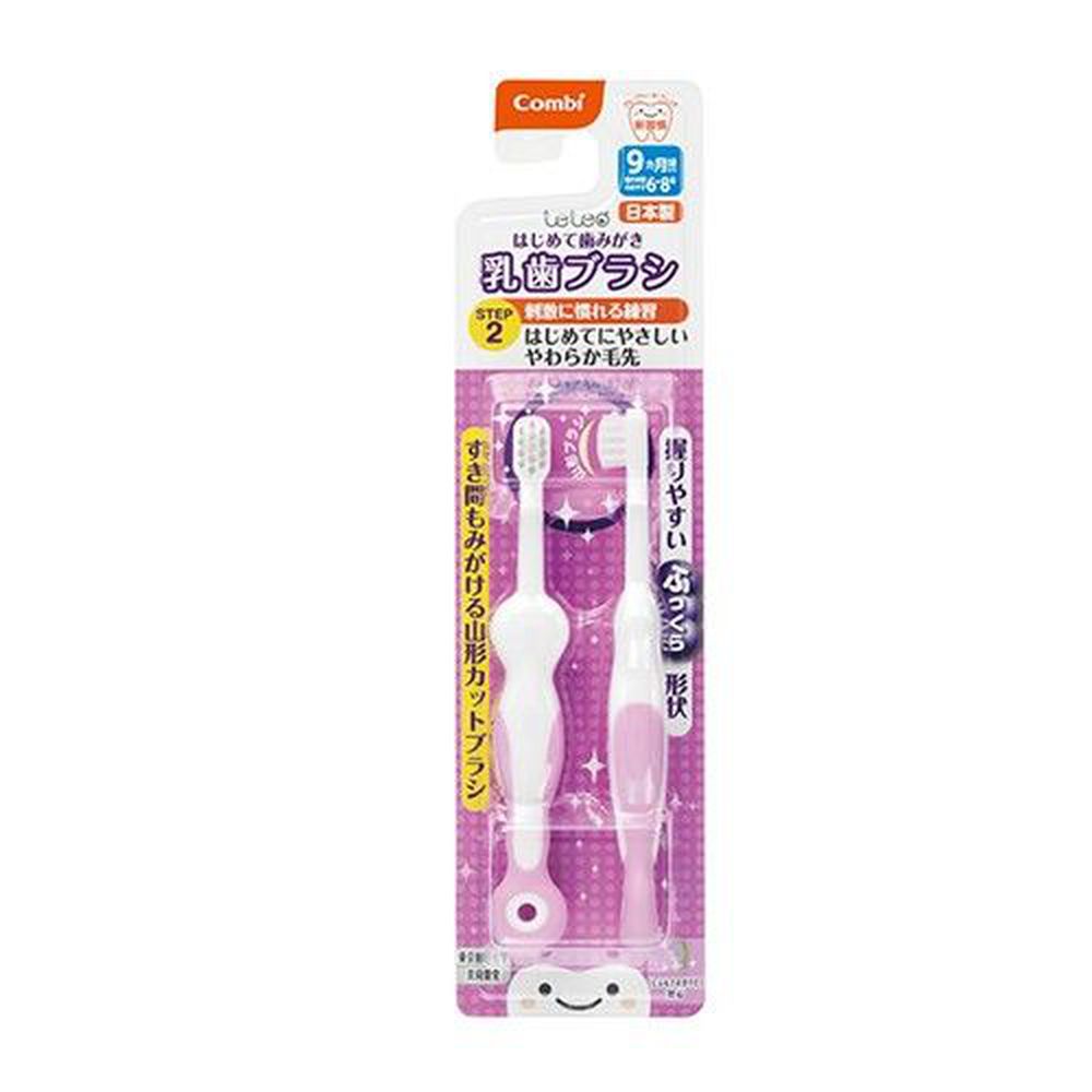 日本 Combi - teteo 第二階段刷牙訓練器 (9個月起(6~8顆牙適用）)