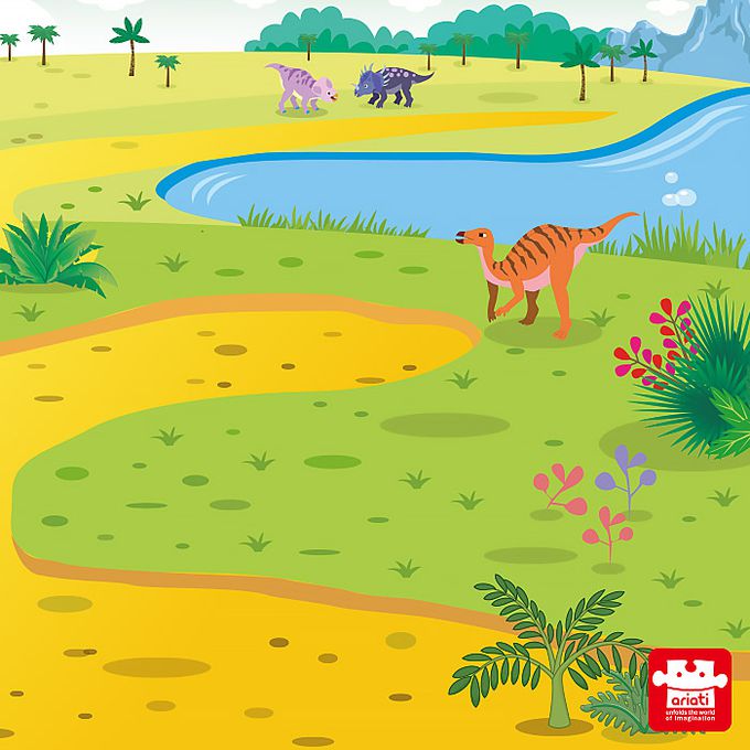 韓國 Ariati - 迷您磁性貼-恐龍