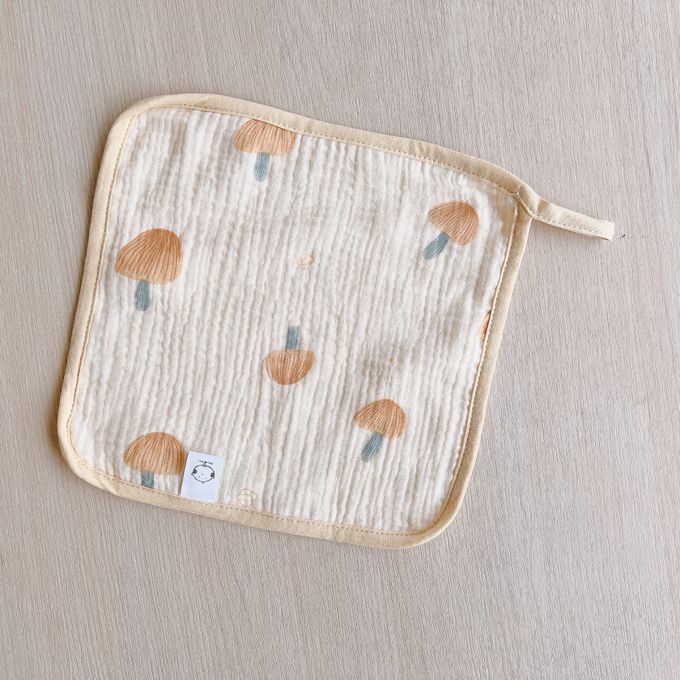 Chi-mi啾米 - 四層紗萬用紗布方巾6件組 (F碼25X25CM)