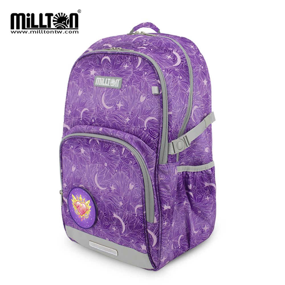 軍規雙軸護脊書包｜紫夜星月Purple Night｜30L 800g