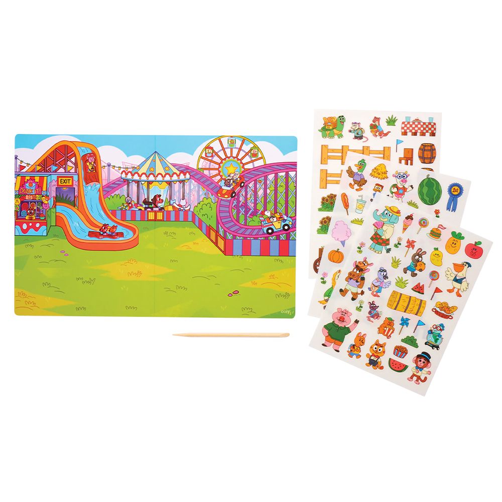 【創意發想貼紙】幼兒轉印貼紙創作組 (動物嘉年華會)