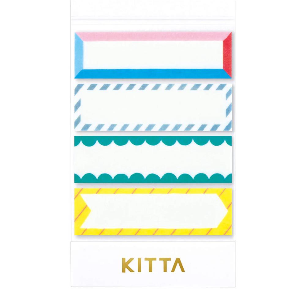 日本HITOTOKI - 美型和紙膠帶-長條-彩色相框
