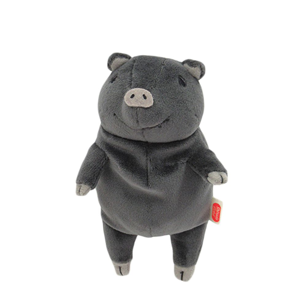 Mochi Series｜末班茫茫大叔-迷你豬吊飾（黑色）