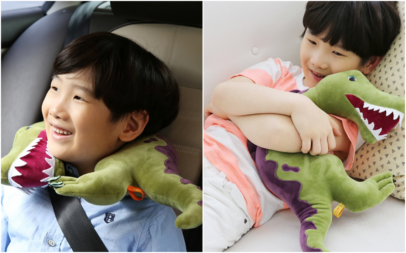 韓國 - 恐龍造型頸枕-棘背龍