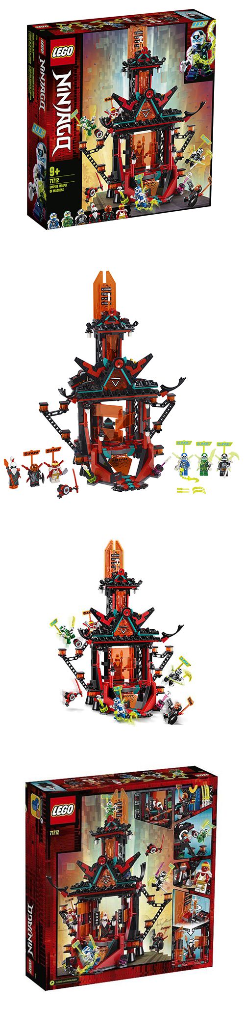 樂高 LEGO - 樂高 NINJAGO 旋風忍者系列 - 瘋狂帝王神廟 71712-810pcs