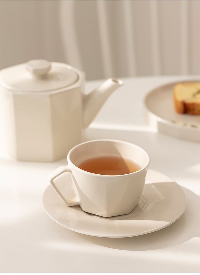 韓國 SSUEIM - RAUM系列陶瓷茶壺咖啡杯5件組