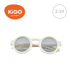 美國 KiGO - Little Monster+ 抗UV高彈力偏光兒童太陽眼鏡-雲朵白-2-5Y