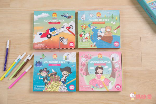 打開就有豐富場景！澳洲【Tiger Tribe】磁鐵玩具＆輕巧著色盒