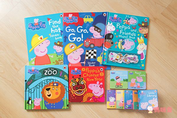 佩佩豬Peppa Pig陪你玩❤【英文遊戲書66折起】我最便宜～貼紙書限量搶購！