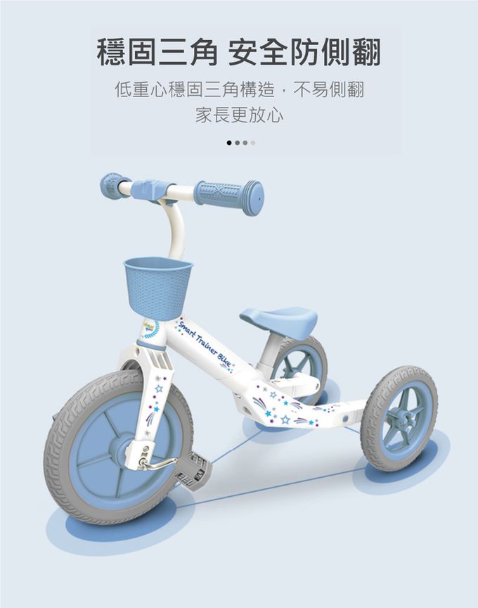 solex - 六合一智慧訓練車-藍色