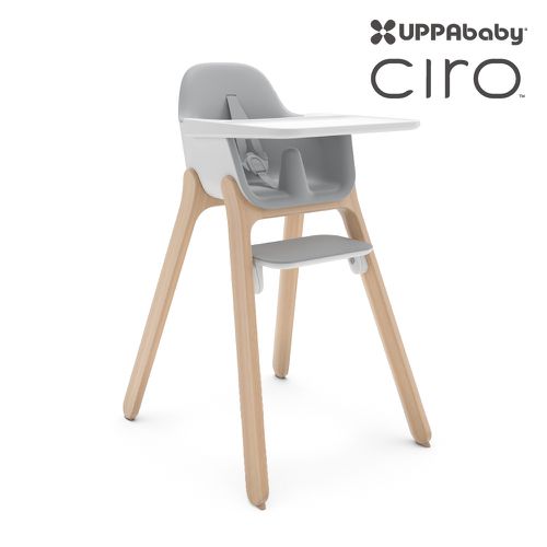 美國UPPAbaby - Ciro高腳餐椅-淡雅白