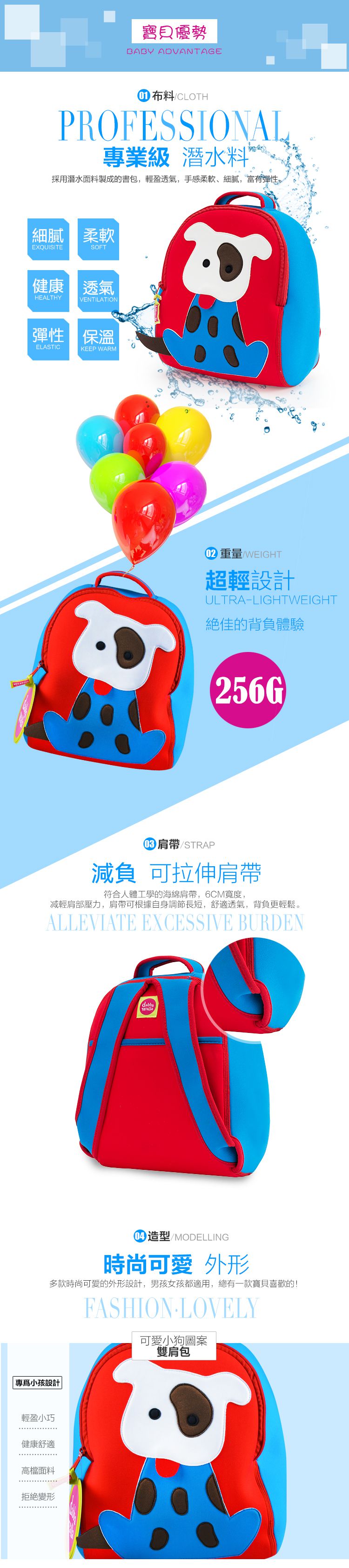 美國 Dabbawalla - 瓦拉包-狗狗後背包