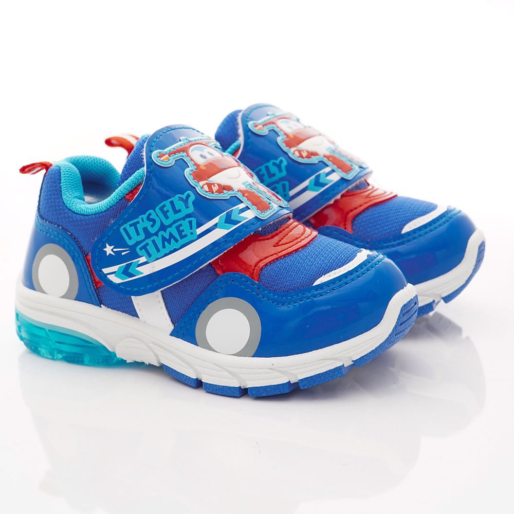 Super Wings - 卡通童鞋-LED電燈運動鞋款(中小童段)-藍-日本尺寸cm