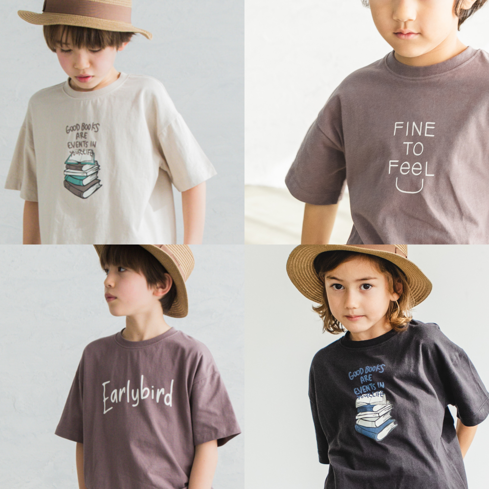 日本 PAIRMANON - 100%柔棉 印花短T-Go for it!-咖啡