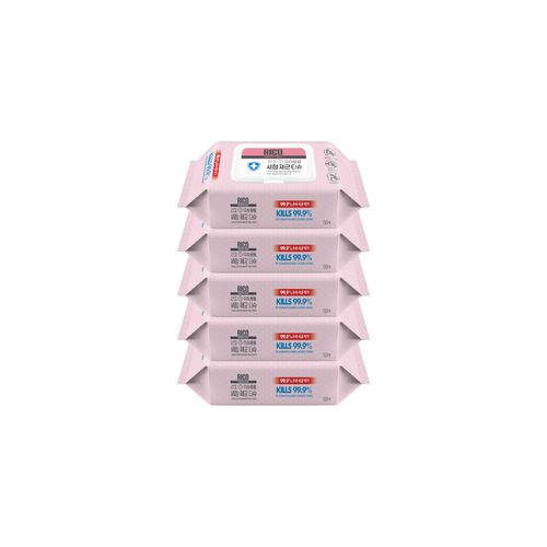 抗菌濕紙巾(Sanitizing-50抽)－5入