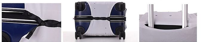 little chili - 繽紛行李箱套 M號-倫敦彩-24吋 -高60 寬40 厚度25cm