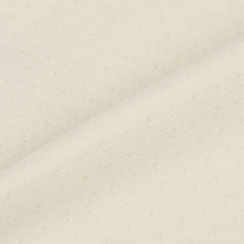 akachan honpo - 短袖連身衣-素面-象牙白色 (50~60cm)