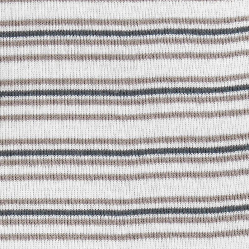 美國 Carter's - 嬰幼兒100%純棉長袖包屁衣三件組-大熊樂園 (有機棉)