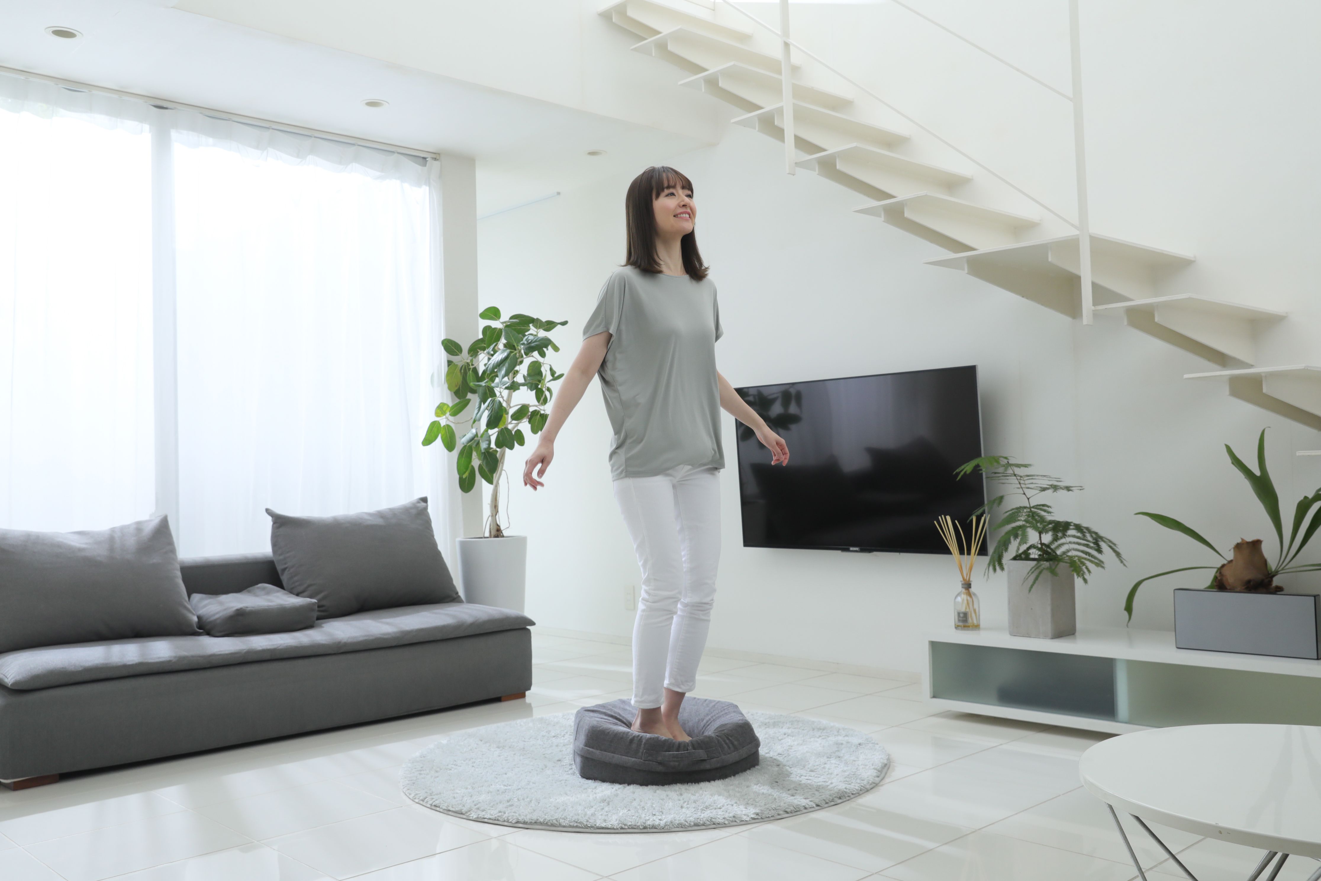 紓壓+運動！日本製【gymterior】塑身八角柱/正方體蹦蹦墊