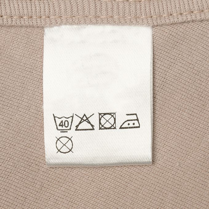 akachan honpo - 長袖有機包屁衣2件組-前開式-咖啡色