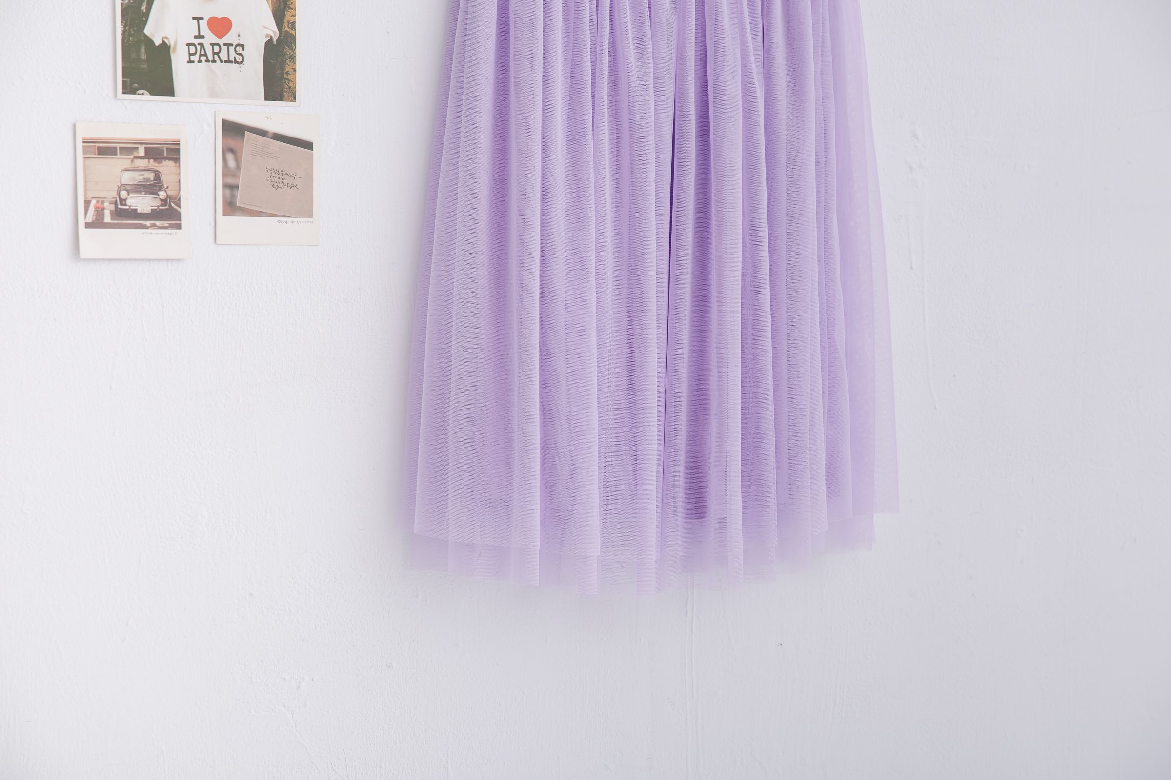 Peachy - 獨家訂製綿柔半身紗裙-半身中長版-薰衣草紫 (F)