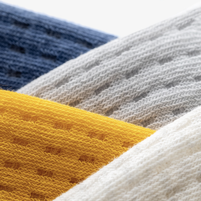 love, charlotte - 太空漫步網眼短筒棉襪-5 雙一組