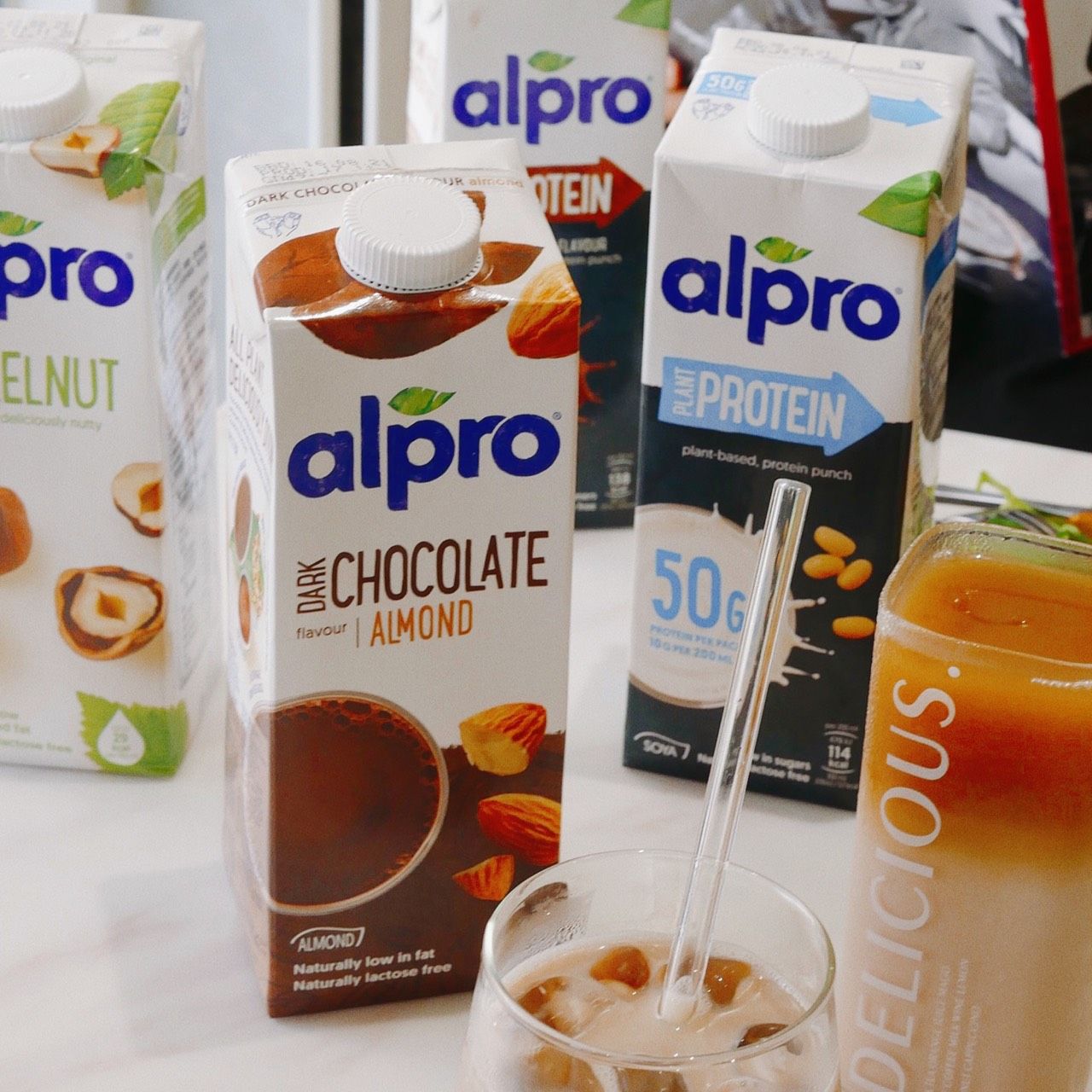 分享alpro植物奶，不敢喝鮮奶可以選這個！