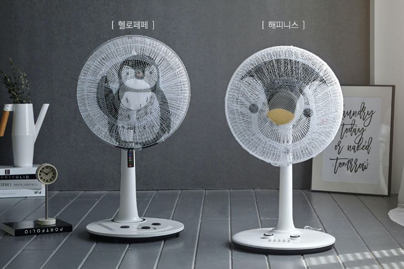 韓國 Bebe Deco - 電風扇安全網套-眨眼小熊