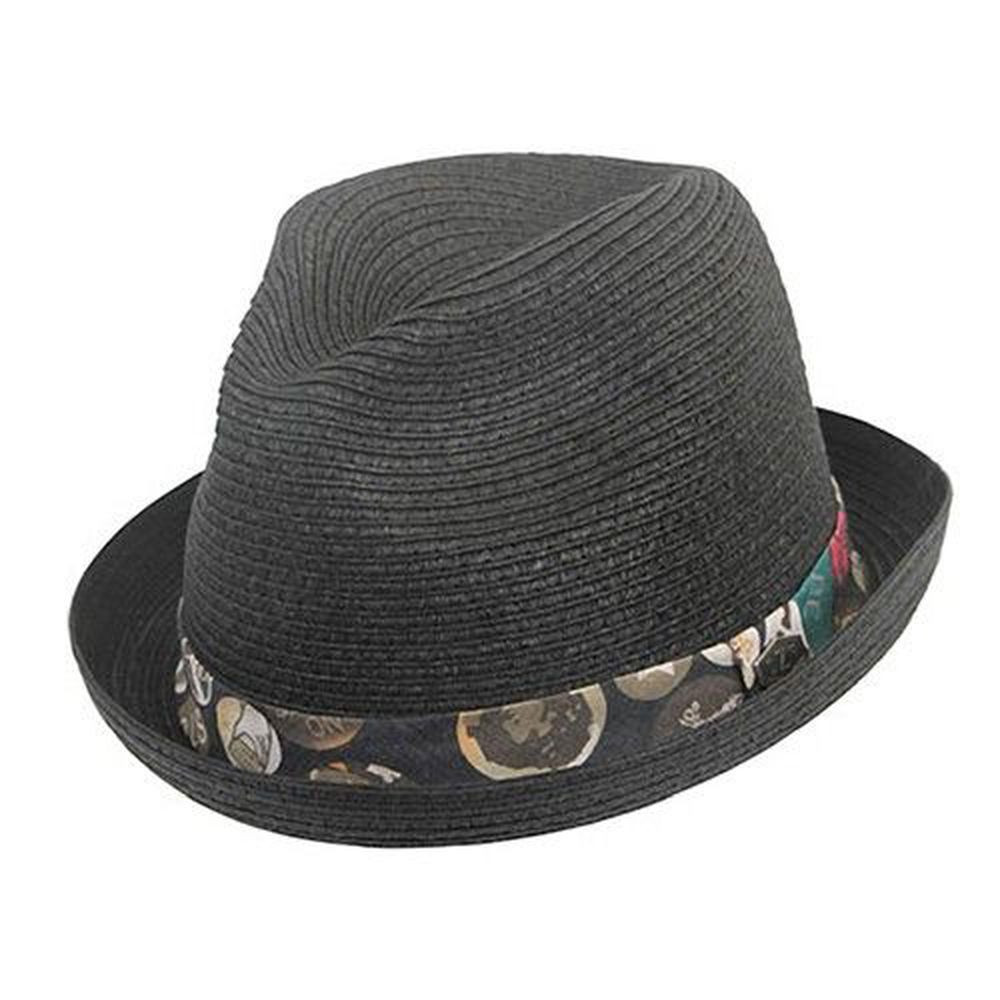 Millymook & Dozer - 黑色緞飾紳士帽 (F：頭圍約54cm)