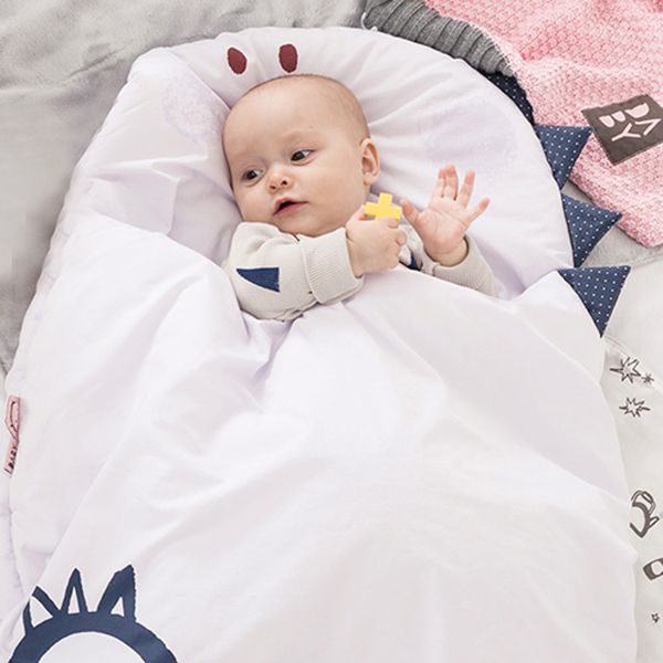 韓國Daby - 小怪獸嬰兒睡袋-恐龍Dinoy(淺紫)